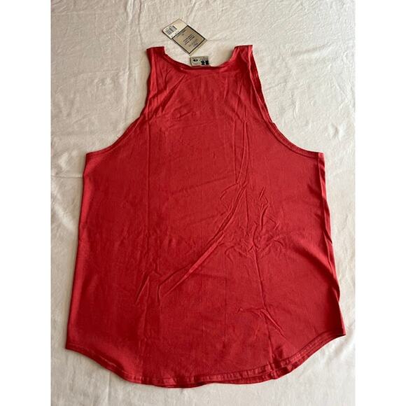 VTG Nautica Burgundy with Pocket T Shirt Size L NWT - Picture 2 of 8